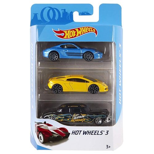 הוט ווילס - 3 מכוניות במארז - HOT WHEELS K5904