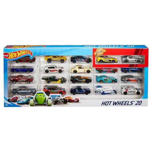 הוט ווילס - מארז 20 רכבים - HOT WHEELS H7045