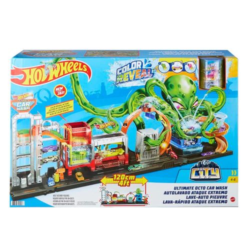 הוט ווילס - תחנת שטיפת מכוניות תמנון - HOT WHEELS GTT96