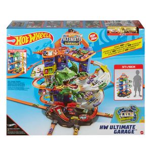 הוט ווילס - חניון מכוניות ענק עם טי רקס - HOT WHEELS GJL14