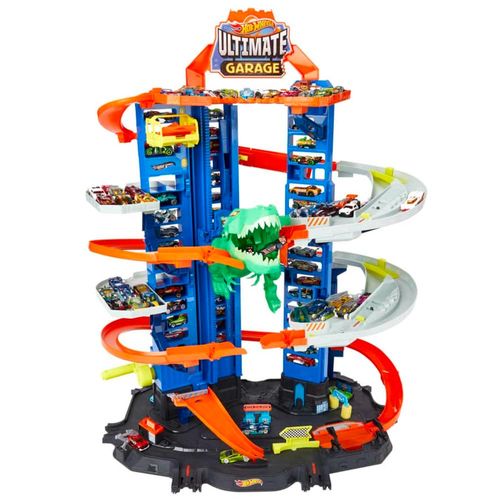 הוט ווילס - חניון מכוניות ענק עם טי רקס - HOT WHEELS GJL14