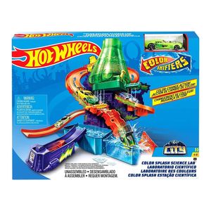 הוט ווילס - מסלול רחיצת מכוניות משנות צבע - HOT WHEELS CCP76
