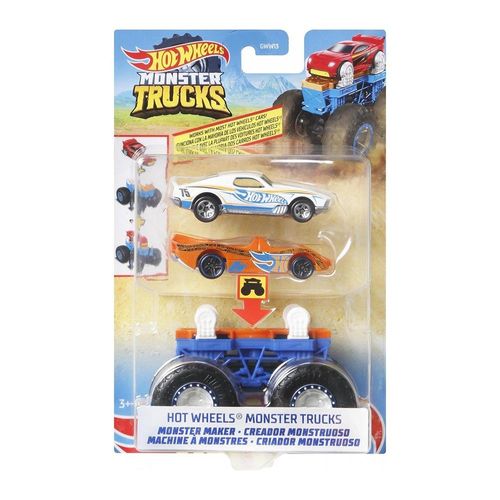 הוט ווילס – מאנסטר טראק עם 2 מכוניות - HOT WHEELS GWW13