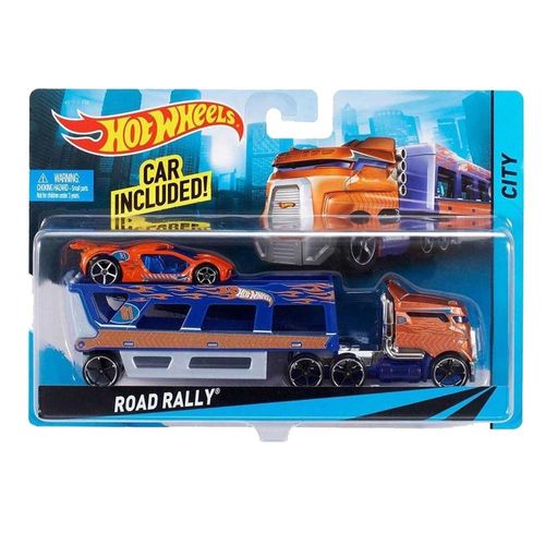 הוט ווילס - משאית עם מכונית - HOT WHEELS BDW51
