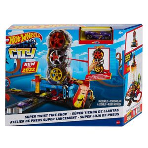 הוט ווילס - חנות צמיגים עם מסלול Hot Wheels