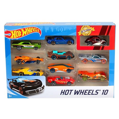 הוט ווילס - מארז 10 מכוניות - Hot Wheels 54886