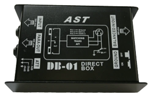 קופסת חיבור ישיר - DI פאסיבית AST DB-01