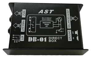קופסת חיבור ישיר - DI פאסיבית AST DB-01