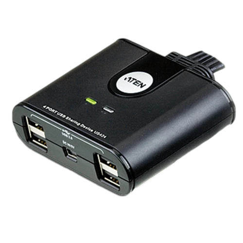 ATEN 4 x 4 USB 2.0 Peripheral Sharing Switch US424