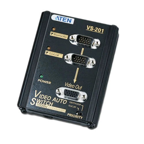 ATEN 2-Port VGA Switch Wall Plate VS201