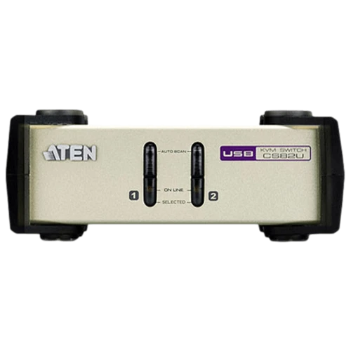 ATEN 2-Port PS/2-USB VGA KVM Switch CS82U