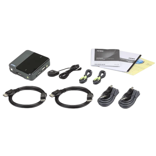 ATEN 2-Port USB DisplayPort/Audio KVM Switch CS782DP
