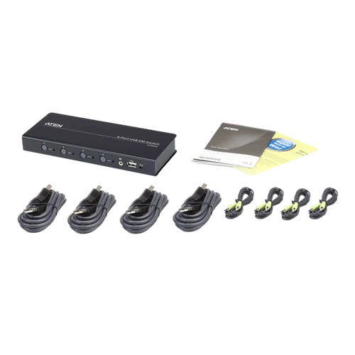 ATEN 4-port USB Boundless KM Switch CS724KM