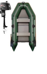 מבצע סירה מתנפחת מגומי קוליברי KOLIBRI KM330+מנוע ימי HIDEA 3HP