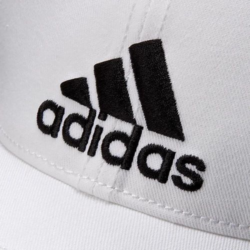 כובע לבן אדידס - Adidas 6P CAP COTTON WHITE