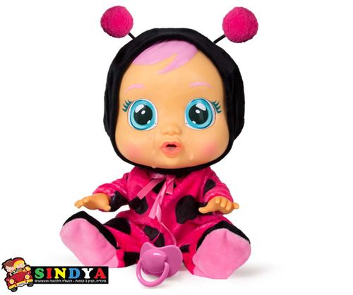 בובת תינוק בוכה עם דמעות אמיתיות קריי בייביז CRY BABIES - ליידי 96295