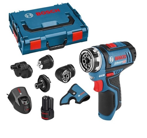 מברגה / מקדחה מודולרית 12V + סוללה 2.0AH מבית Bosch בוש