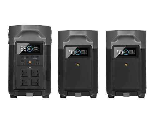 תחנת כוח ניידת ECOFLOW+ תא הרחבה קיבולת כללית 10800Wh