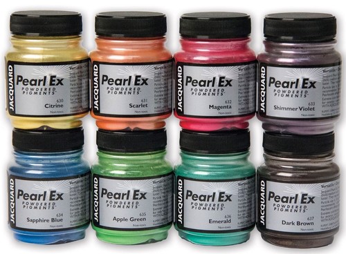 אבקת פיגמנט Jacquard Pearl Ex במגוון צבעים