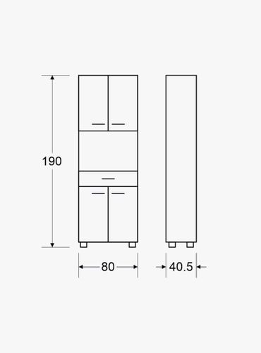 ארון מיקרוגל – עדי מק”ט 407 יראון 