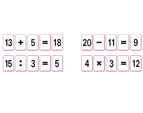 קלפי מספרים ממפל 0-20