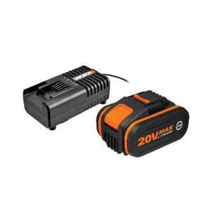 ערכת סוללה 20V 4A ומטען מהיר WORX