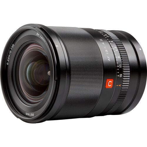 עדשה Viltrox AF 13mm f/1.4 z למצלמת Nikon חיישן קרופ