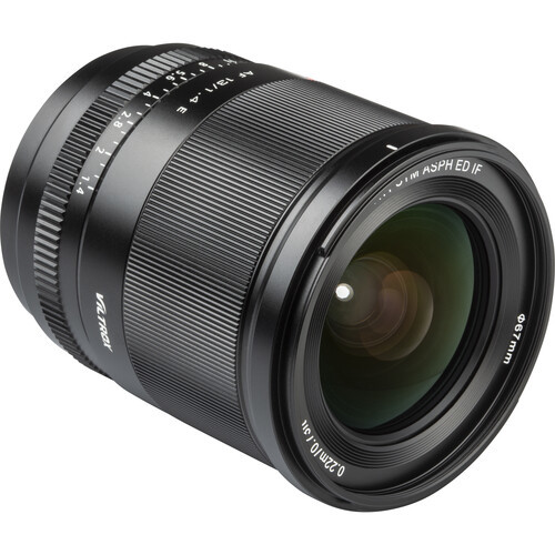 עדשה Viltrox AF 13mm f/1.4 e למצלמת Sony חיישן קרופ