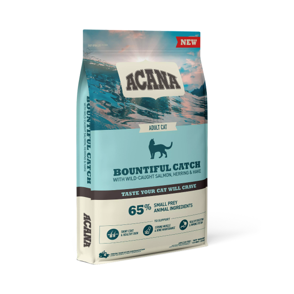 אקאנה מזון לחתולים 4.54 ק"ג ארוחת דגים Acana Bountiful Catch