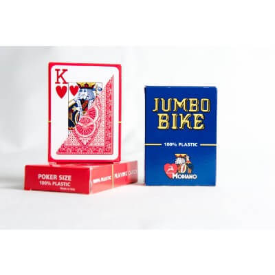קלפי משחק מקצועיים JUMBO BIKE