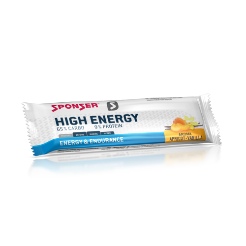 חטיף אנרגיה ספונסר בטעם וניל משמש - SPONSER HIGH ENERGY BAR