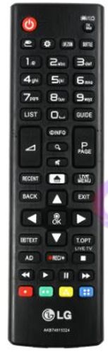 שלט תואם לטלוויזיה LG דגם AKB74915324 