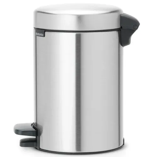 פח ברבנטיה 3 ליטר Brabantia מוברש פח לשירותים מתוך קולקציית פחי אשפה לשירותים (מבט נוסף) - שילוב מושלם בין נוחות שימוש יומיומית לסטייל נקי