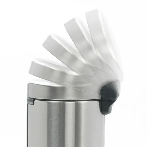פח ברבנטיה 3 ליטר Brabantia מוברש פח לשירותים מתוך קולקציית פחי אשפה לשירותים (מבט נוסף) - עשוי מחומרים עמידים בפני לחות וחלודה לאורך זמן