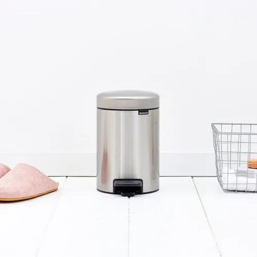 פח ברבנטיה 3 ליטר Brabantia מוברש פח לשירותים מתוך קולקציית פחי אשפה לשירותים (מבט נוסף) - קל לניקוי ותחזוקה לשמירה על מראה חדש ומבריק