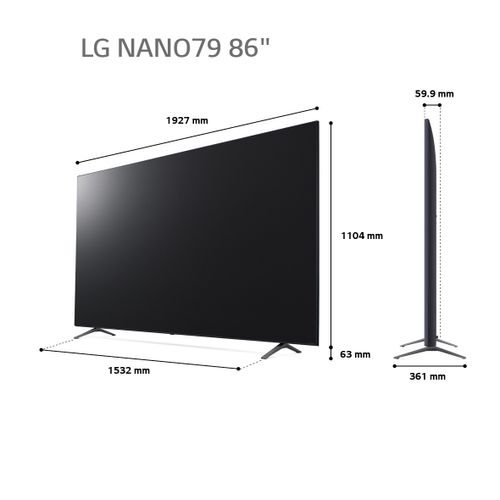 טלוויזיה “86 LG NanoCell 4K 86NANO796QA