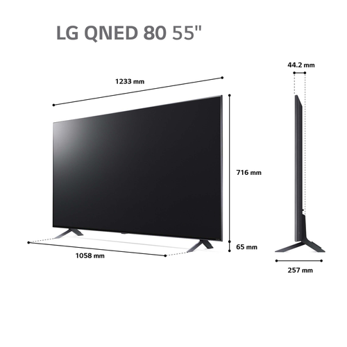 טלוויזיה “55 LG QNED 4K 55QNED806QA