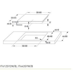 ‏כיריים אינדוקציה Gorenje IT643SYB גורנייה