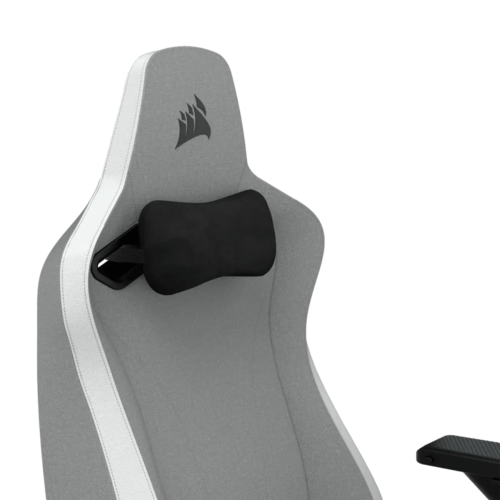 כיסא גיימינג בד CORSAIR TC200 – Soft Fabric אפור לבן