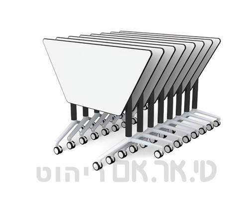 שולחן טרפז מתקפל נח לאחסון 