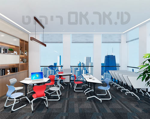 שולחנות טרפז עם פלטה מתקפלת