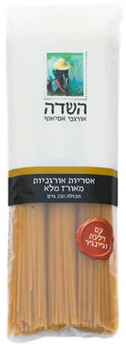 אטריות אורגניות מאורז מלא עם דלעת וגינגר - השדה