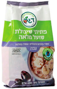 פתיתי שיבולת שועל מלאה עבה - 400 גרם