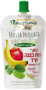 סמוצי תפוח בננה תרד אורגניים