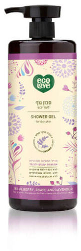 סבון גוף סגול לעור יבש 1 ליטר ecoLove