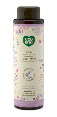 מרכך פירות סגולים לשיער צבוע ויבש 500 מל ecoLove