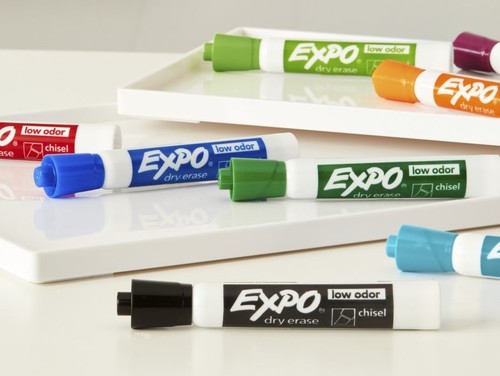 טוש ללוח מחיק EXPO ראש קטום במגוון צבעים
