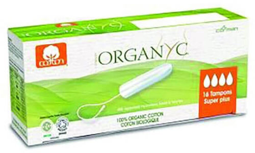 טמפונים אורגנים ללא מוליך - סופר פלוס Organ(y)c