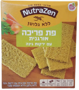 פת פריכה אורגנית עם ירקות גינה NutraZen