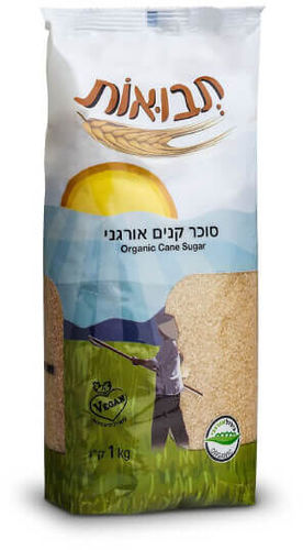 סוכר קנים אורגני 1 קילו